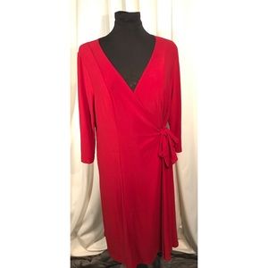 IGIGI red wrap dress size 1X